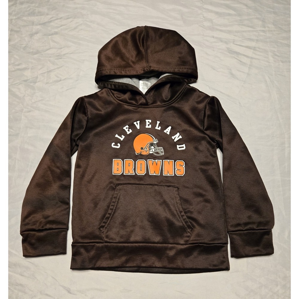 Cleveland Browns NFL Brown‎ Child's Girls Hoodie Size Small (6/6X) NEW